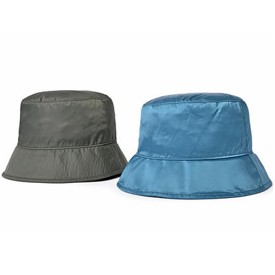 قبعة دلو صيد من القماش قابلة للانعكاس في الهواء الطلق بطول 6 سم بحافة طويلة UPF50 + قبعات للتنزه