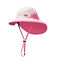 100٪ قطن UPF في الهواء الطلق قبعة للحماية من الشمس 58 سم قبعات شمس تشايلدز