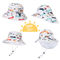 UPF خفيفة الوزن تنفس دلو قبعة حماية من الأشعة فوق البنفسجية للأطفال الأطفال