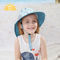Pantone Color Children Bucket Hats 48cm مخطط Flip Up حافة