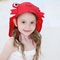 SGS UV حماية قبعات دلو الأطفال مع رفرف العنق للأنشطة الخارجية