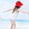 قبعات دلو للحماية من أشعة الشمس في الهواء الطلق UPF 50+ قبعة مطبوعة من القطن بنسبة 100٪