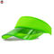 قبعات واقية من الشمس شفافة قابلة للتعديل 56 سم 58 سم لون الفلورسنت