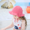 طفل أطفال واسعة حافة يلعبون قبعة مع الرقبة رفرف حزام الذقن قبعة الشمس