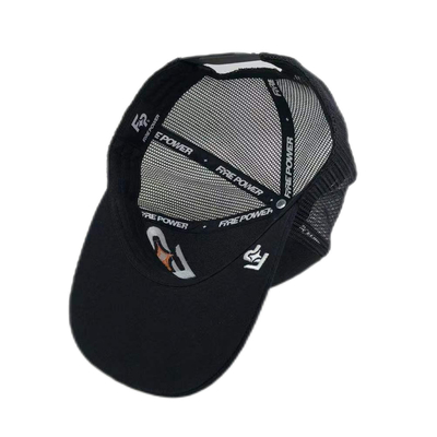 6 لوحة ذات قمة مسطحة قابلة للتعديل الشبكة قبعة شاحنة مع إغلاق snapback