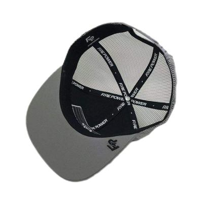 6 لوحة ذات قمة مسطحة قابلة للتعديل الشبكة قبعة شاحنة مع إغلاق snapback
