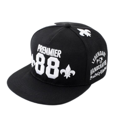 الصوف المقاوم 5 لوحات قبعة Snapback 3D طلاء قبعة البيسبول قابلة للتخصيص