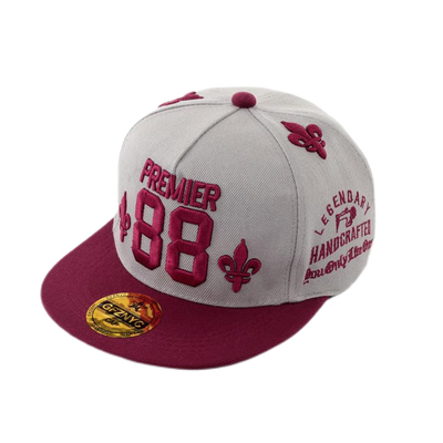 الصوف المقاوم 5 لوحات قبعة Snapback 3D طلاء قبعة البيسبول قابلة للتخصيص
