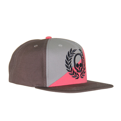 لوحات الأمامية ذات اللونين القطنية قبعة Snapback مُطرزة خصيصًا 5 لوحات قبعات أنيقة