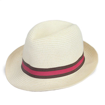 قبعة فيدورا للرجال باللون الأسود للإجازة في الهواء الطلق صيفي 54 سم 58 سم
