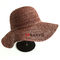 العرف رافية النساء سترو قبعات الشمس الظل بانتون اللون OEM ODM