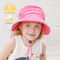 مقاومة للأشعة فوق البنفسجية 50+ UPF قبعات شمسية للأطفال ذات حافة واسعة مع رفرف للرقبة 43 سم 55 سم