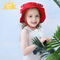 قبعات دلو للحماية من أشعة الشمس في الهواء الطلق UPF 50+ قبعة مطبوعة من القطن بنسبة 100٪