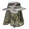 62 سنتيمتر UPF 50+ حماية من الأشعة فوق البنفسجية في الهواء الطلق للجنسين قبعة دلو مع غطاء الرقبة