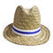 OEM العشب الطبيعي القش قبعات الشمس 56 سم قبعة حرس الإنقاذ النسائية من القش