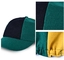 صوف 8 لوحة فضفاض الأخضر قبعة الكريكيت مع شعار مخصص